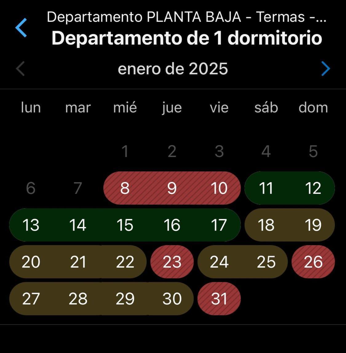 Departamento Planta Baja - Termas - Agua De Vida *